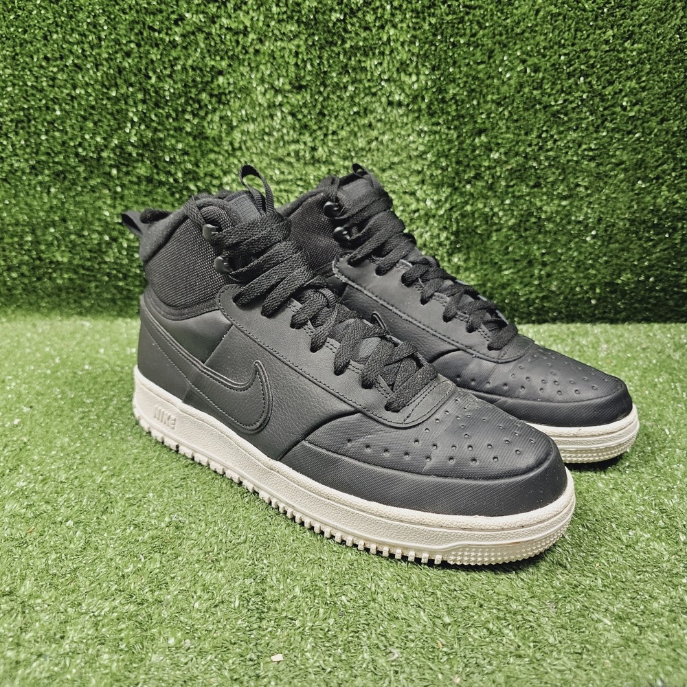 Nike Court Vision Mid Winterized Black Phantom Sneakers DR7882-002 Mens 10.5